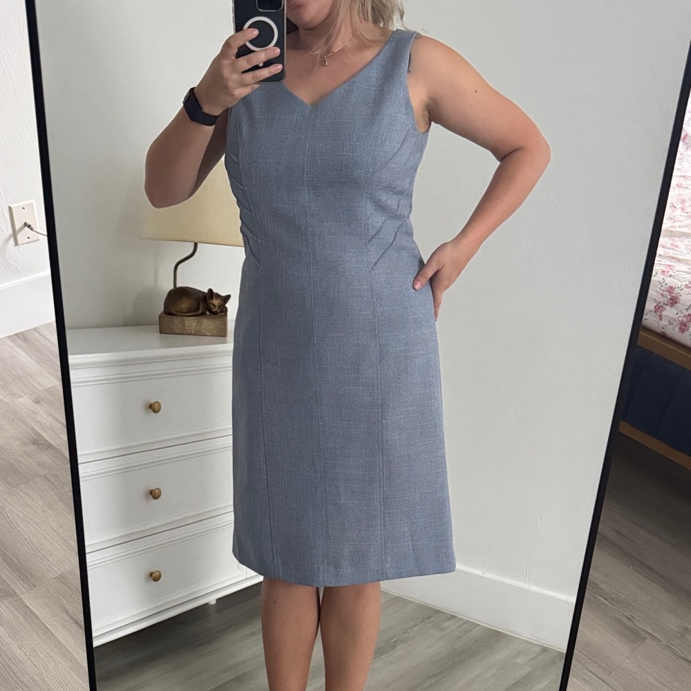 Preston & York Elegant Blue Midi Dress